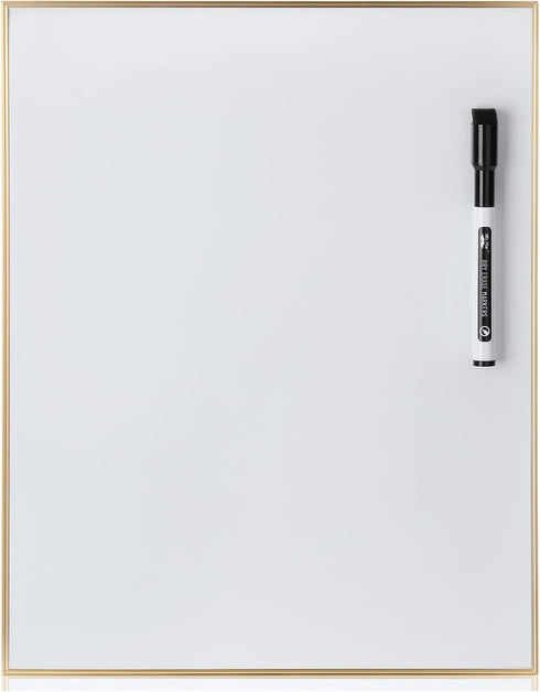 Mr. Pen Dry Erase Board 14” x 11”, Aluminum Frame with Black Marker, Small Whiteboard, Mini Magnetic Board