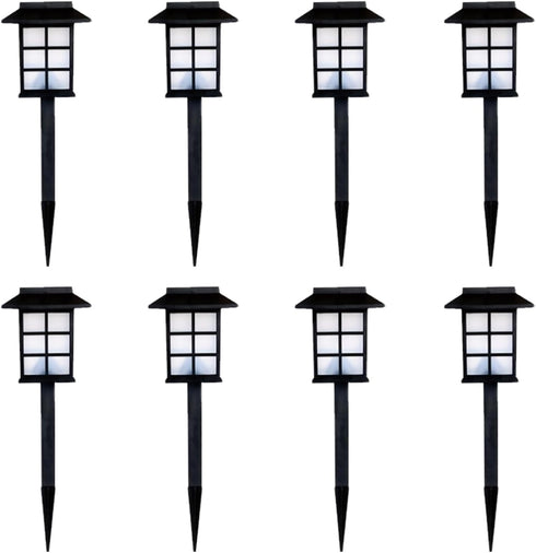Outdoor Solar Powered LED Garden Lights Landscape Lighting Waterproof Stake Path Lights