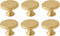 SANCHAKOU Dresser Drawer Pulls 6 Pack Bedside Table Wardrobe Brass Handle Furniture Cabinet