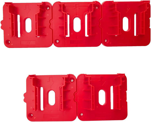 UOSXVC 10Packs 18V M18 Battery Holders for Milwaukee Mount Fit for Battery