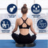 Generic Tailbone Gel Ergonomic Seat Cushion Memory Foam Non-Slip Pad for Sciatica, Back & Pain Relief; Office Chair