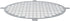 Repa Market 8" Galvanized Steel Round Crawl Space Vent Grid - Durable Metal Air Supply Exhaust Protection Mesh