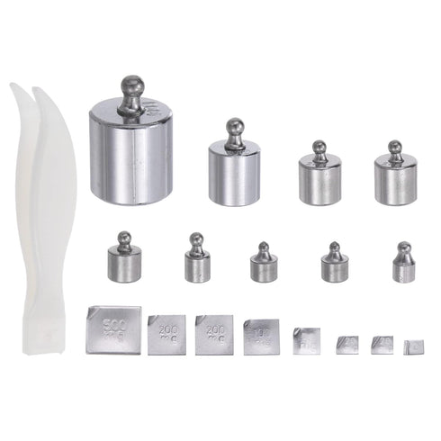 10mg-100g Calibration Weight Set M1 Precision Stainless Steel for Digital Balance Scales, 17pcs with Blue Box