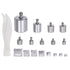 10mg-100g Calibration Weight Set M1 Precision Stainless Steel for Digital Balance Scales, 17pcs with Blue Box