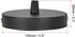 100mm 3.9Inch uxcell Retro Light Canopy Kit with Black Cord Grip, Wall Sconce Lamp Plate Fixture, Black