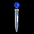 Sterile Centrifuge Tubes, 10ml/0.33oz, Plastic Conical Bottom Tube, 100 Pcs with Blue Screw Cap