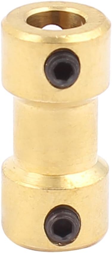uxcell Copper DIY Motor Shaft Coupling Joint Connector, 3.17mm to 5mm for Electric Car