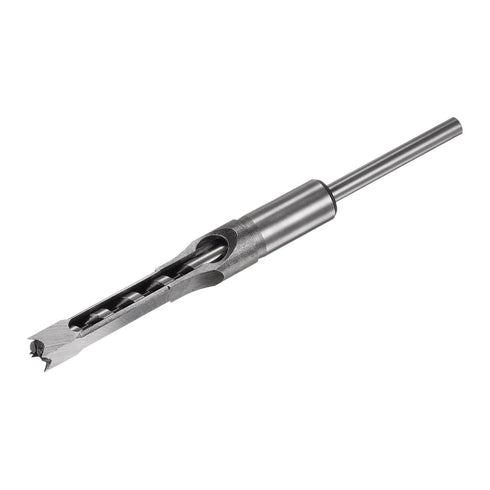 uxcell Square Hole Drill Bit, 7/16" High-Carbon Steel Hollow Chisel Mortise Power Tool for Woodworking