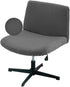 Generic Criss Cross Chair Cover Looking Stretch Mid Back Wide Armless Accent Chair