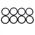 Pack of 8 O-Rings Bumper Fender Quick Release Fasteners Replacement Rubber Bands