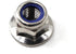 M8 Nylon Lock Nut 304 Stainless Steel Flange Nut Inserts, Pack of 30