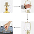 TAODAN 1 Set 7/8/9/10 Inch E14/E26/E27 Heavy Duty Metal Lampshade Stand Floor Lamp Hardware Adjustable Light
