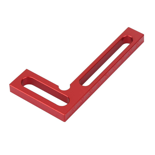 Rectangular 90 Degree Professional Positioning Ruler, Woodworking Clamping Square Measurement Layout Template Tool