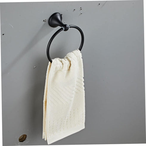 Stainless Steel Retro Towel Hanger Ring for Bathroom
