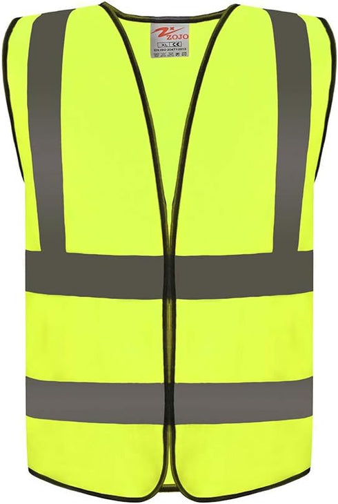 zojo High Visibility Reflective Vests, Adjustable Size, Lightweight Mesh Fabric, Wholesale Safety Vest for Outdoor Work