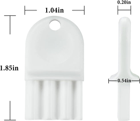 4-Pack Toilet Paper Dispenser Keys Compatible with Wa-ffle Paper Towel & Toilet Paper Systems