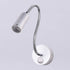 TopHomer Wall Mounted Reading Light Flexible Gooseneck LED Sconce Lamp with Switch Adjustable Bedside Reading Light