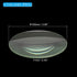 PATIKIL 12" (300mm) Focal Length Double Convex Lens, 2 Pack 100mm Diameter 11mm Height Glass Optically Polished Round Edges Lens for Physics Experiment, Clear