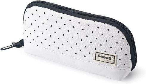 Sooez Wide-Opening Pencil Pen Case, Lightweight & Spacious Zipper Stationery Bag with Triangular Design for Adults,