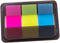 NUOBESTY Transparent Sticky Notes, Page Markers, 3 Colors for Highlighting Writable Repositionable Tabs