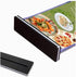 Rikyo 6 Pages-12 (Vertical-4x6) Acrylic Sign Holder,Table Card Multi-Page Flip Display Sides,T Shape Double-Sided