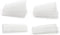 8 Pcs Clear Furniture Leveling Shims, Square Plastic Shims for Home Improvement (Transparent-Thin)