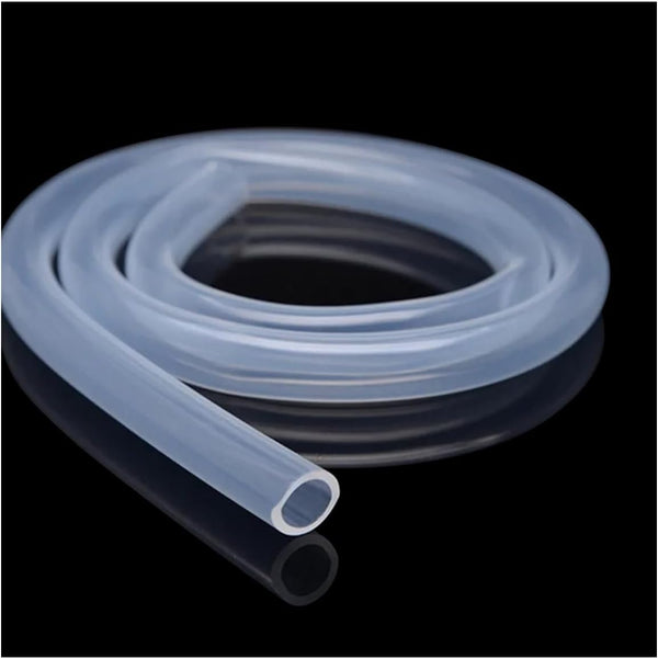 ECYC Ltd 32.8 Feet Transparent Flexible Silicone Tubing, Soft Food Grade Silicone Tubes High