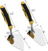 DIXIANG Set 6" Concrete Masonry Tools Stainless Steel Pointing and Gauging Brick Laying Trowel Stucco Cement Flooring