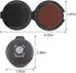 TWZKXC 4 Pack Pad(1Blue, 1Red, 2Black) Inkless Thumbprint Pad, Fingerprint Ink Pad, Quick Drying Portable Office Notary