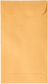 JAM PAPER #5.5 Coin Business Envelopes, Peel and Seal Closure, 50/Pack, Brown Kraft Manila, 3 1/8 x 5 1/2