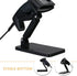 Tofficu Adjustable Barcode Scanner Holder Stand for Desk with Durable Stable Base Multifunctional Handheld Scanner
