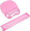 MOSISO Gel Wrist Rest Support for Mouse Pad&Keyboard Set, Irregular Oval Ergonomic