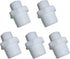Malida 1/2" Thread Male to 1/4" Push Fit Tube Quick Connect, Water Purifiers, 5 Pack