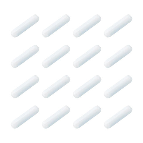 MECCANIXITY Magnetic Stirrer Mixer Stir Bar Rod, 25mm PTFE Coating Magnet for Laboratory, 16 Pcs