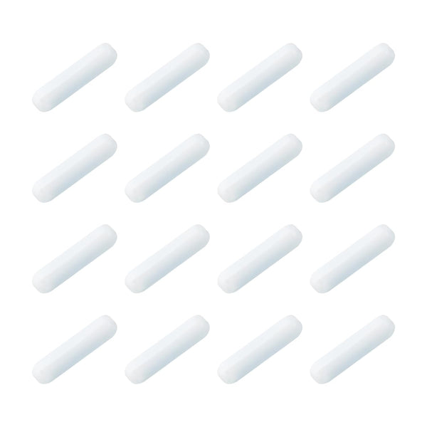 MECCANIXITY Magnetic Stirrer Mixer Stir Bar Rod, 25mm PTFE Coating Magnet for Laboratory, 16 Pcs