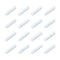 MECCANIXITY Magnetic Stirrer Mixer Stir Bar Rod, 25mm PTFE Coating Magnet for Laboratory, 16 Pcs