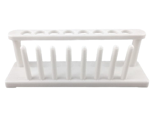 Honbay 8-Well Plastic Test Tube Rack for Scientific Lab Supplies and Experiments