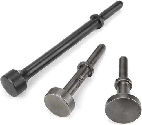 Smoothing Pneumatic Air Hammer Bit 10mm Diameter Rivet Bits Accessories Set, Extended Length