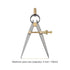 Spring Joint Caliper 4 inch / 100mm Spring Divider Caliper with Brass Fulcrum for Metalworking Geometry Drawing