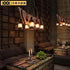 YFXRLIGHT Dimmable T45 Bulb,2700K White,6W Bulbs,60 E26 Base,550Lm,Pack 6 LED Edison Warm Antique Tubular LED Filament