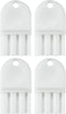 4PCS Toilet Paper Towel Dispenser Keys Compatible with Wa-ffle Paper Towel and