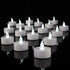 YIWER 50pcs Flameless Tea Lights Candles, Realistic LED Flickering Pumpkin Tea Lights, Long Lasting Electric Fake