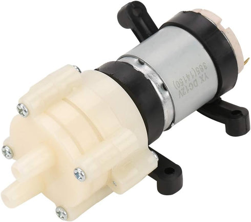 12V Mini Electric Diaphragm Pump, 1.5-2L/min Water Pressure Pump for Tea Machines and Aquariums