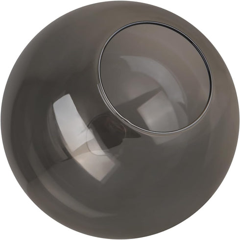 WEIYOUDJ Lighting Replacement Glass Globe Shade,Smoke Gray Lampshade Glass Accessories For Pendant Lights,