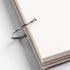 Refillable Loose Leaf Sketchbook, Spiral Sketchbook, Linen Hardcover, 120 Pages, 160GSM (L)