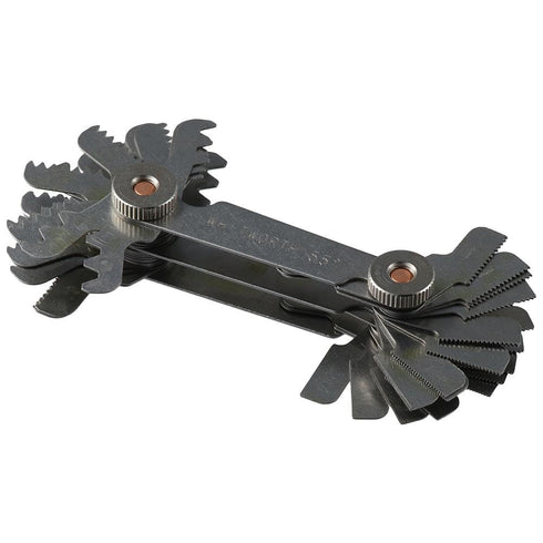 Screw Thread Pitch Cutting Gauge Tool, Stainless Steel Metric Screw Pitch Gauge, 55 Degree & 60 Degree Measuring Tool