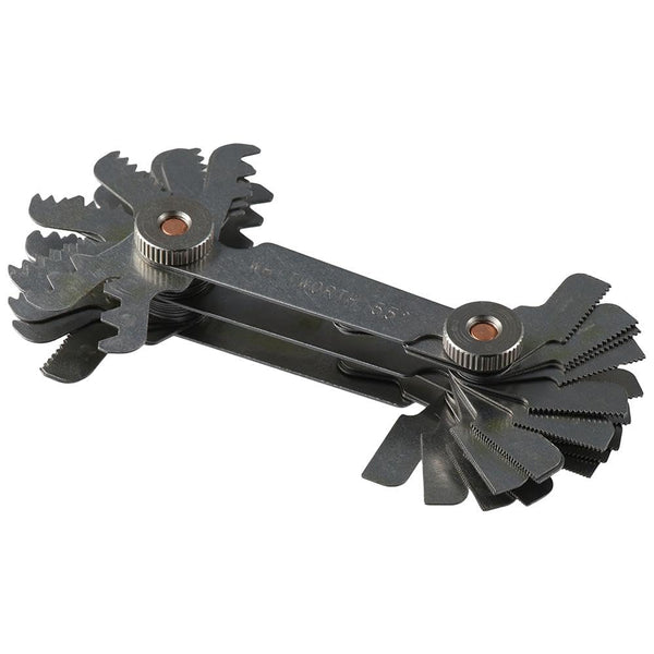 Screw Thread Pitch Cutting Gauge Tool, Stainless Steel Metric Screw Pitch Gauge, 55 Degree & 60 Degree Measuring Tool