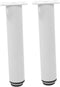 HOMSFOU 2pcs Metal Bed Support Legs Adjustable Desk Legs for Couch Sofa