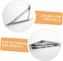 jojofuny Solid Thick Stainless Steel Type Shelf Holder Heavy Duty Wall Mounted Bracket Support for DIY Floating Shelves