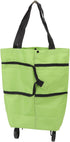 MUNEFE Oxford Shopping Pull Cart, Wheeled Shopping Bags, Portable Shopping Cart for Grocery